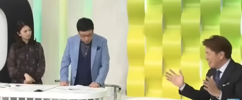 TV番組で会見をするヒロミ