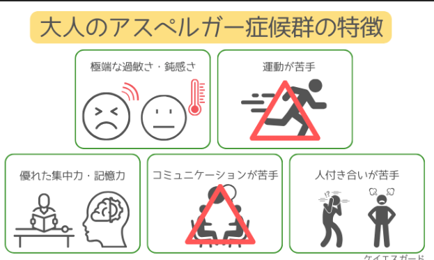 大人のアスペルガー
