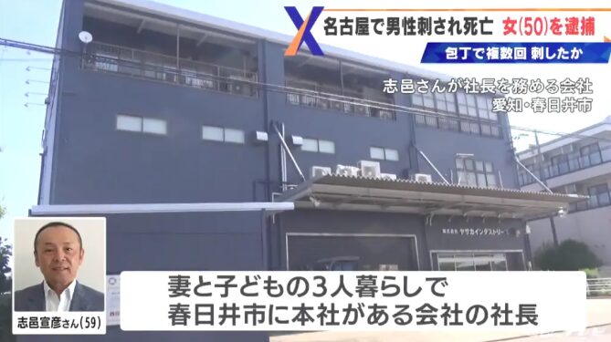 志邑宣彦さんが社長を務める会社