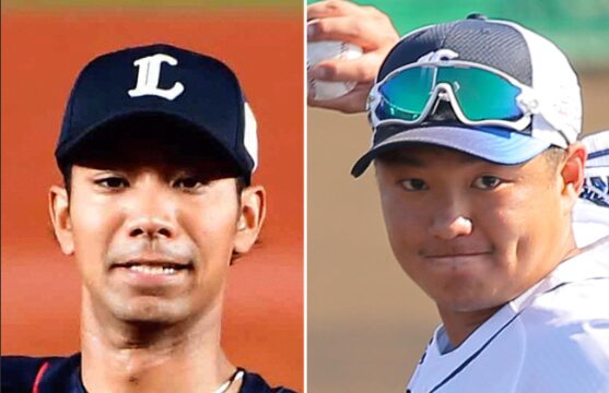 佐藤龍世選手と相内誠投手