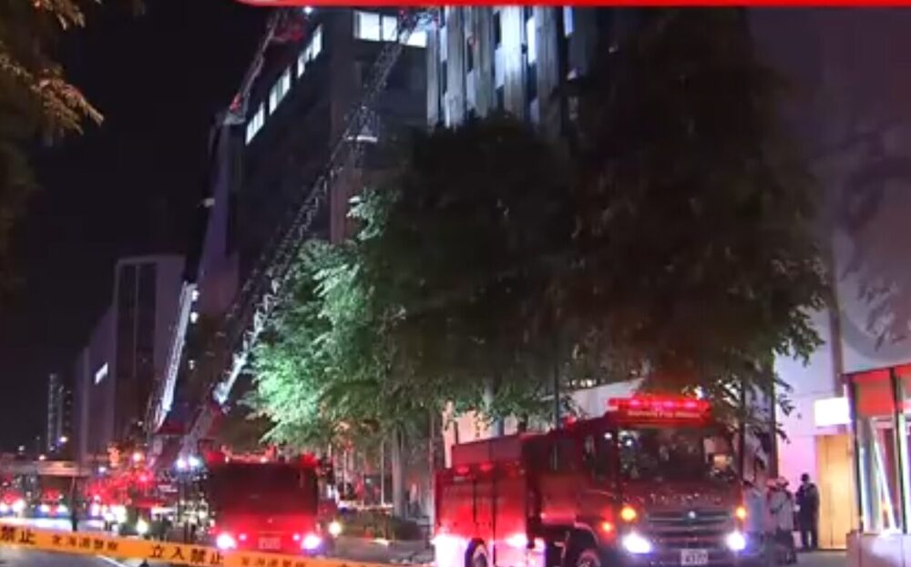 火事が起きた札幌市中央区大通西1丁目の地上11階建てのホテル