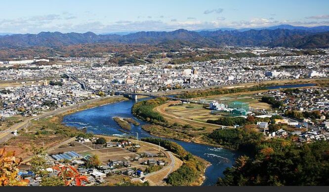 岐阜県美濃加茂市の風景