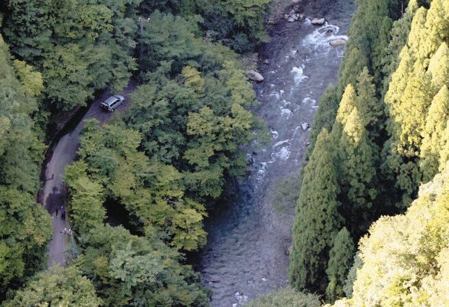 立野恵子さんの遺体が遺棄されていた場所