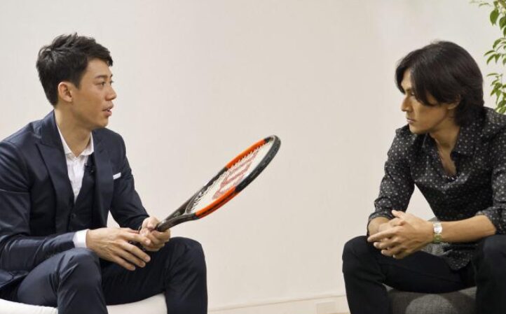 錦織圭と対談する稲葉浩志